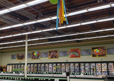 Food 4 Less in Rio Linda, Ca - Commercial Interior Painting by DeCoster